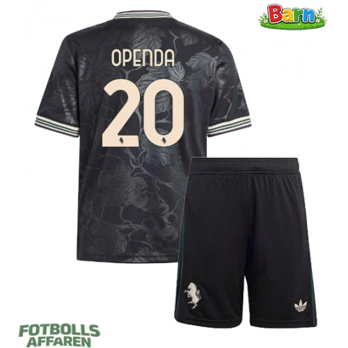 Juventus Lois Openda #20 Tredjeställ Barn 2025-26 Kortärmad (+ Korta byxor)